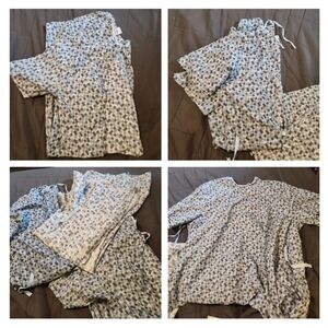 Halloween Unisex Hospital Gown set of 3 sz XL